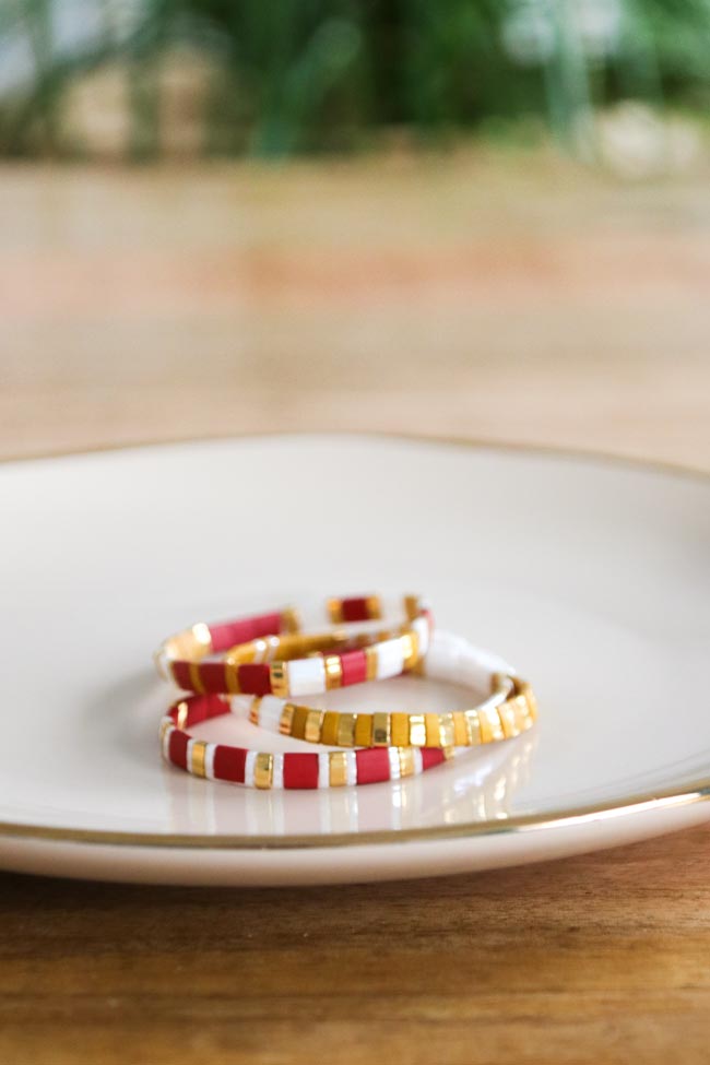 Esquema Tila Miyuki cuentas elásticas con cuentas rectángulos