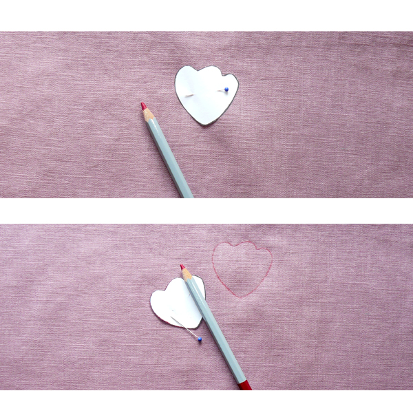 Broche fleur DIY en broderie perlée de Lunéville étape 1