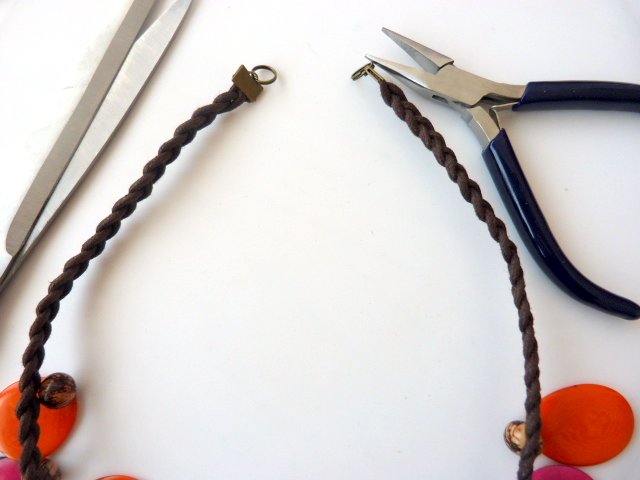 multicolor ornamento rodajas Tagua : Paso 4