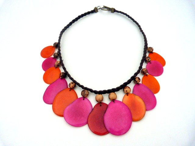 multicolor ornamento rodajas Tagua : Paso 5