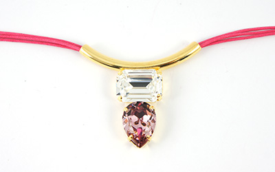 Collier Multi-rang pendentif PureCrystal 04b