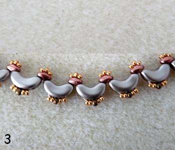 Collar Jéromine Arcos® Khéops® y rock por Puca® : Paso 3