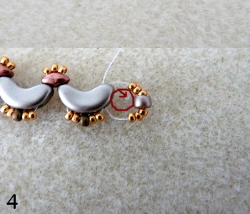 Collar Jéromine Arcos® Khéops® y rock por Puca® : Paso 4