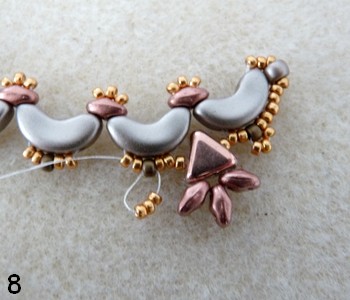 Collar Jéromine Arcos® Khéops® y rock por Puca® : Paso 8