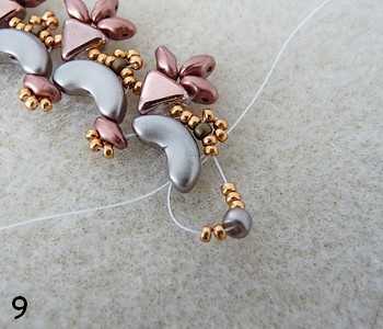 Collar Jéromine Arcos® Khéops® y rock por Puca® : Paso 9