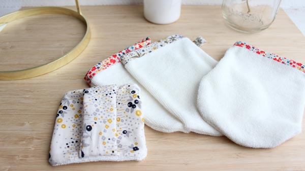tuto gant lingettes lavables en bambou oeko tex