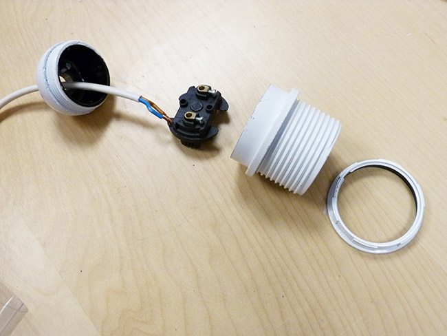 DIY lámpara de hormigón creativa : Paso 2