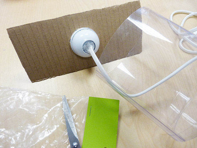 DIY lámpara de hormigón creativa : Paso 4