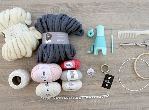 Tissage mural circulaire Kesi art