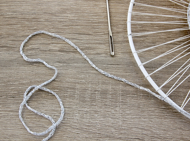 Tissage mural circulaire Kesi art