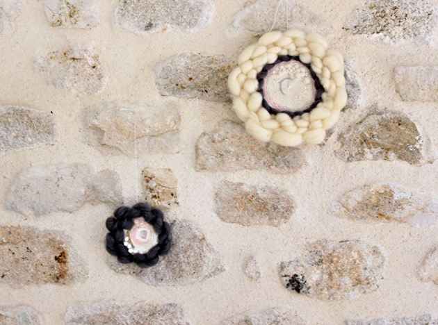 Tissage mural circulaire Kesi art