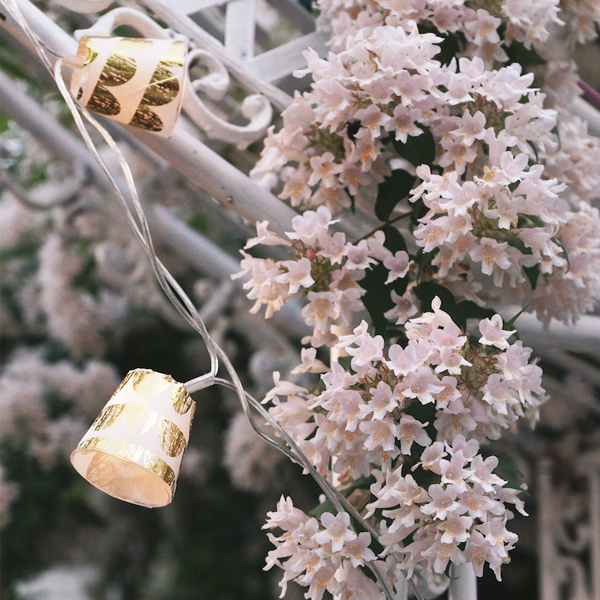 Guirlande lumineuse paper patch