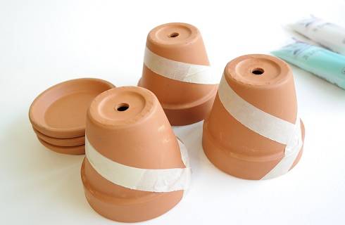 Bricolaje macetas de pintura fáciles para la primavera con decoCème pintan Pébéo DIY facile Peindre ses pots de fleurs pour le printemps avec la peinture decoCème de Pébéo