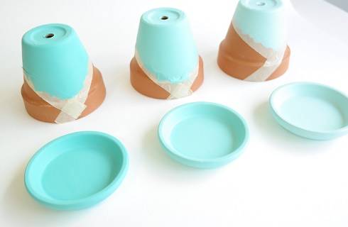 Bricolaje macetas de pintura fáciles para la primavera con decoCème pintan Pébéo DIY facile Peindre ses pots de fleurs pour le printemps avec la peinture decoCème de Pébéo