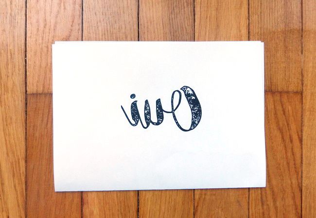 palabras bordado en un tambor - bordado de bricolaje : Paso 1