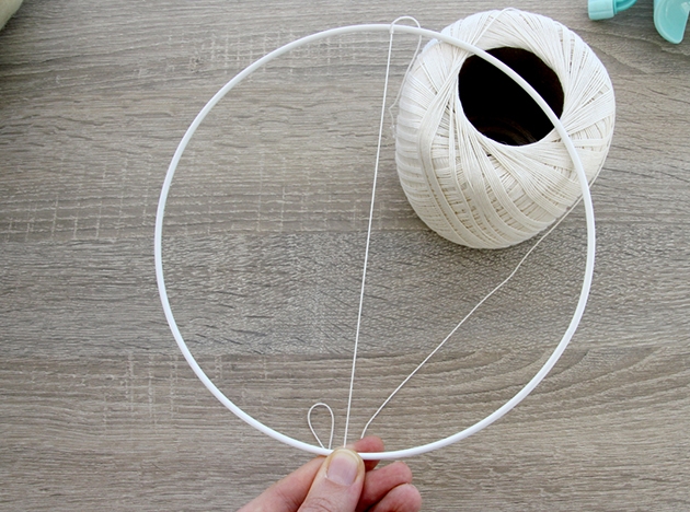 Tissage mural circulaire Kesi art