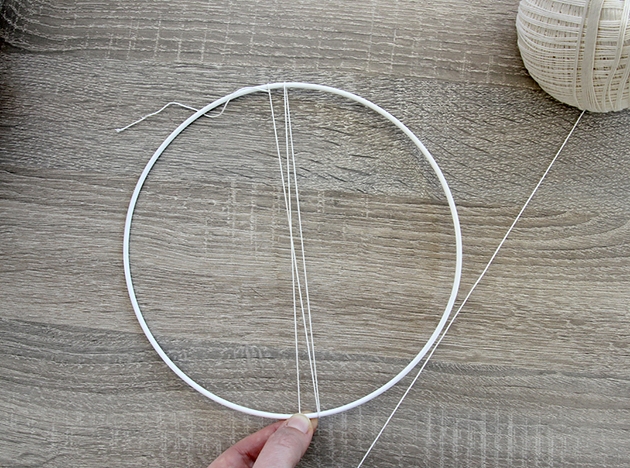 Tissage mural circulaire Kesi art