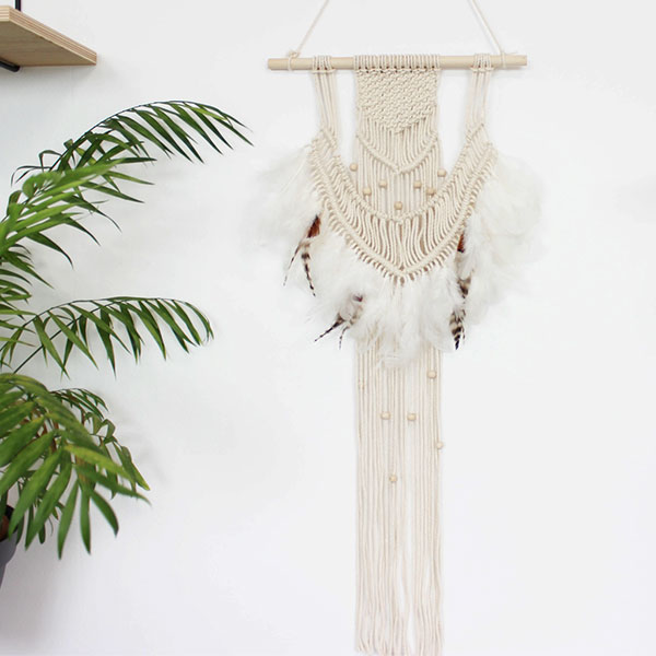 DIY Tutorial Macrame tejido de la pared