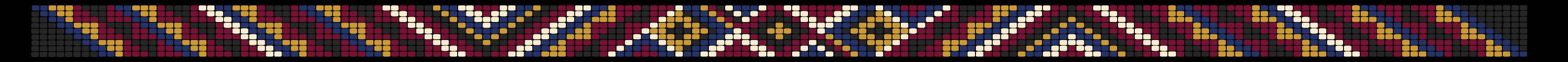 Esquema perlas gráfico trenzada venda de Miyuki Delicas