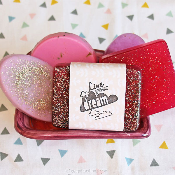 Jabones de colores y perfumados DIY