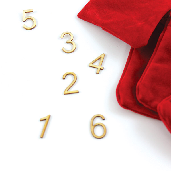 Fabriquer son calendrier de l'avent DIY suspendu