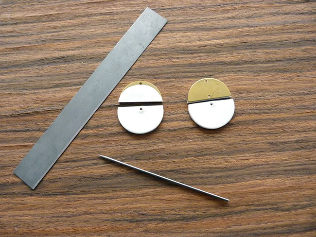 bucle pendientes-polímero-metal-2-tintas boucles-oreilles-polymere-encres-metal-2