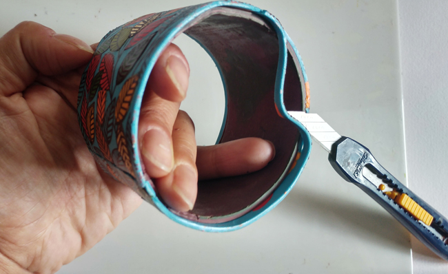 Tutoriel DIY bracelet autumn en pate polymère avec écran de sérigraphie silkscreen Moiko