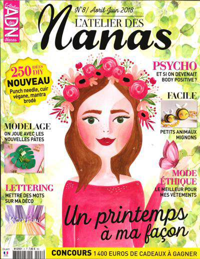 Broche DIY baigneuse en pâte polymère dans l'Atelier des Nanas