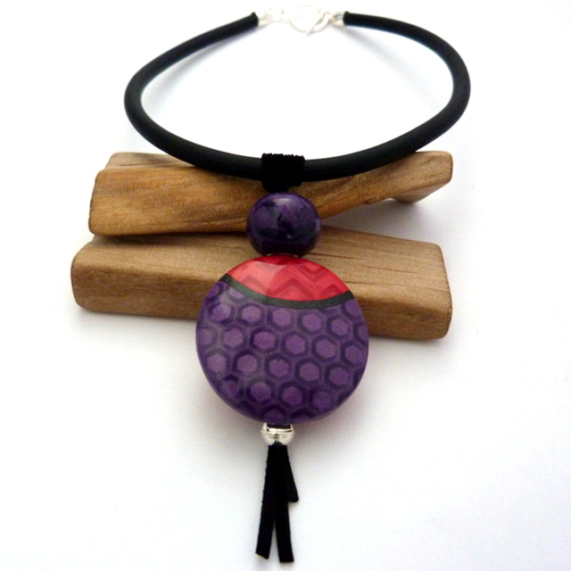 Collar Mica Shift de arcilla polimerica