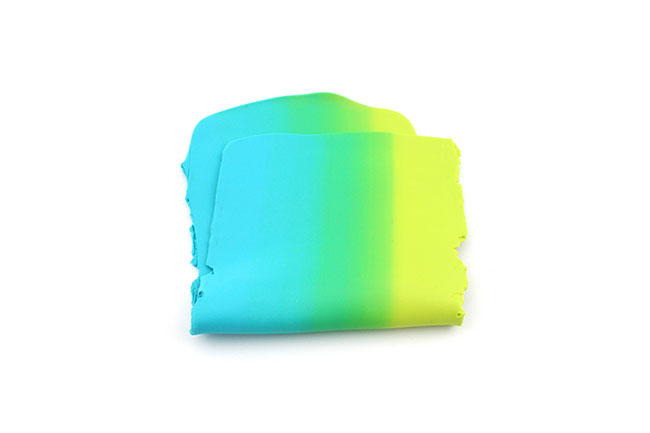 Collar étnico multicolor de arcilla polimérica : Paso 2