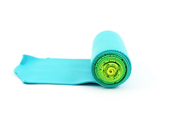 Collar étnico multicolor de arcilla polimérica : Paso 5