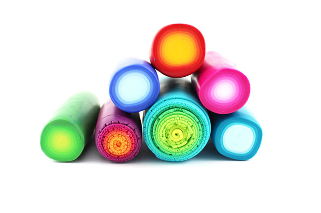 Collar étnico multicolor de arcilla polimérica : Paso 6