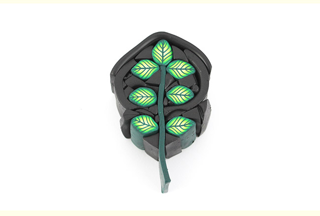 Hacer un pato de hojas en arcilla Fimo : Paso 13