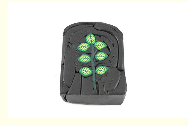 Hacer un pato de hojas en arcilla Fimo : Paso 14