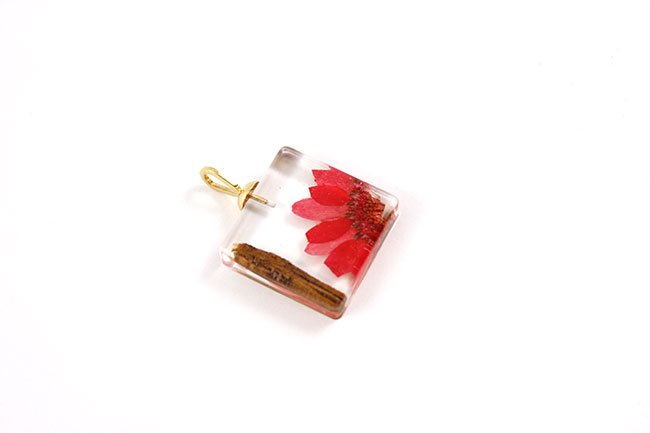 Colgante de resina con flor e inclusiones de madera : Paso 6 Colgante de resina con flor e inclusiones de madera : Paso 6