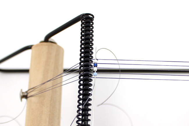 Bracelet Miyuki 4 rangs au métier à tisser 2b