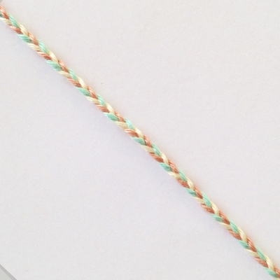 Bracelet Multirangs pastel pompons perles Chips et Miyuki