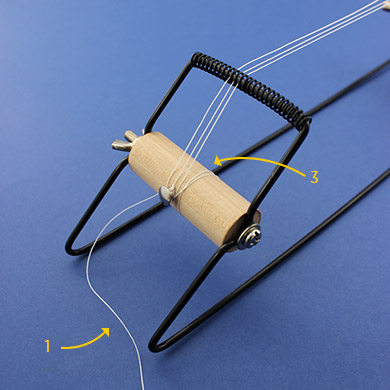 Pulsera tejida Miyuki con lazo corredizo : Paso 2