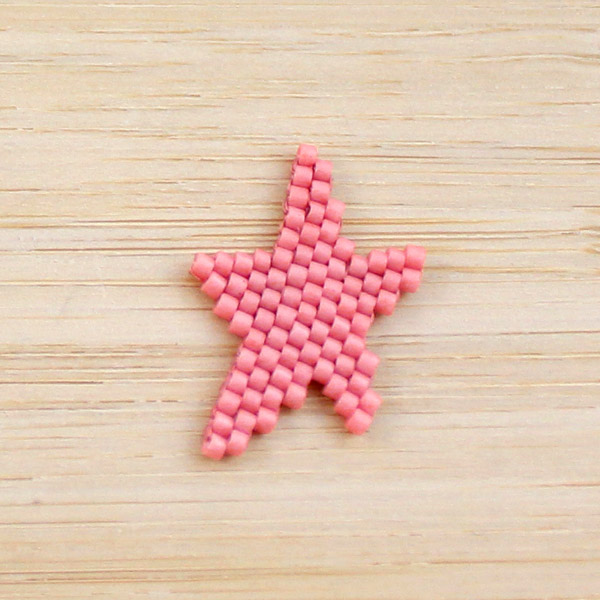 Esquema Tissage étoile Perles and Co - Octubre rosa Esquema Tissage étoile Perles and Co - Octubre rosa