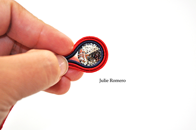 trenza pulsera y cristales de PureCrystal : Paso 8