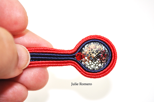 trenza pulsera y cristales de PureCrystal : Paso 11