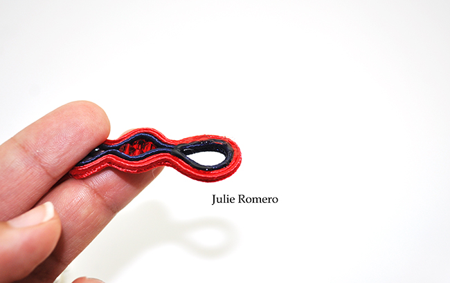 trenza pulsera y cristales de PureCrystal : Paso 14