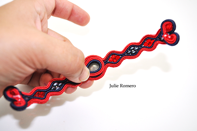 trenza pulsera y cristales de PureCrystal : Paso 15