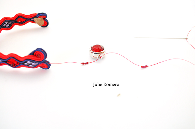 trenza pulsera y cristales de PureCrystal : Paso 19