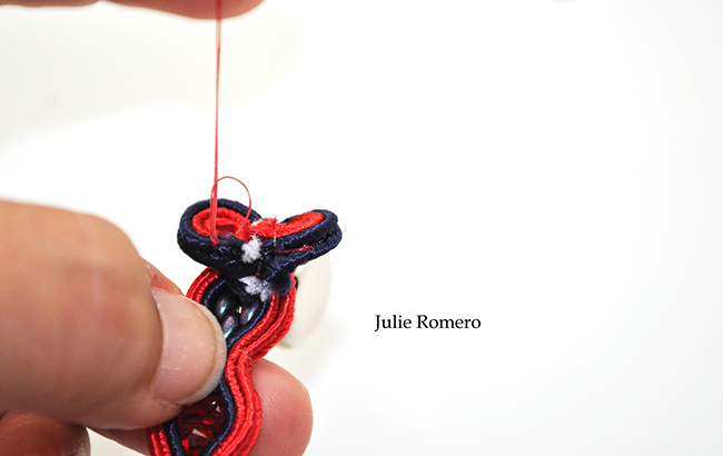 trenza pulsera y cristales de PureCrystal : Paso 20