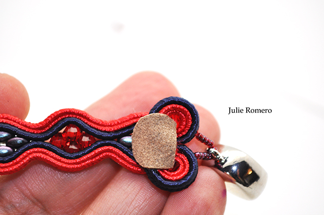 trenza pulsera y cristales de PureCrystal : Paso 22