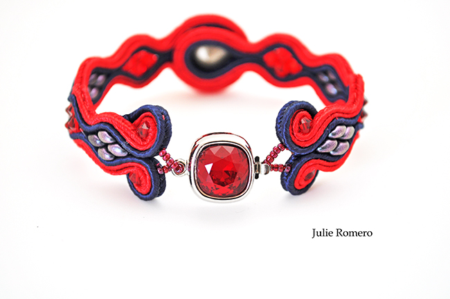 trenza pulsera y cristales de PureCrystal : Paso 23
