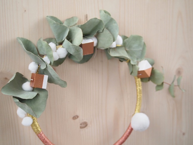 / Tutorial-corona-Navidad-oro-cobre-eucalipto-VF1