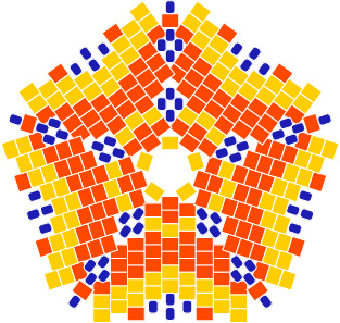 Collar largo de bolas 3D con pompón de cuentas Miyuki : Paso 2