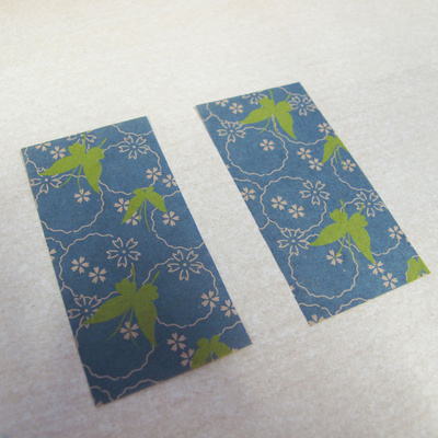 Pendientes Jungle Origami : Paso 1